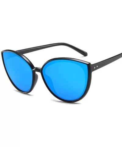 2019 New Cat Eye Women Sunglasses Brand Designer Mirror Color Lens Men C1 - C3 - C618XE03GR6 $6.92 Aviator