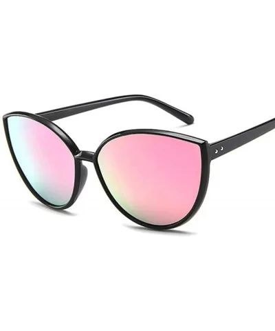 2019 New Cat Eye Women Sunglasses Brand Designer Mirror Color Lens Men C1 - C3 - C618XE03GR6 $6.92 Aviator