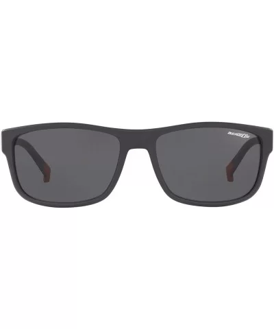 Men's An4258 Lastarria Rectangular Sunglasses - Matte Grey/Grey - CN18OWAUDEI $43.11 Rectangular