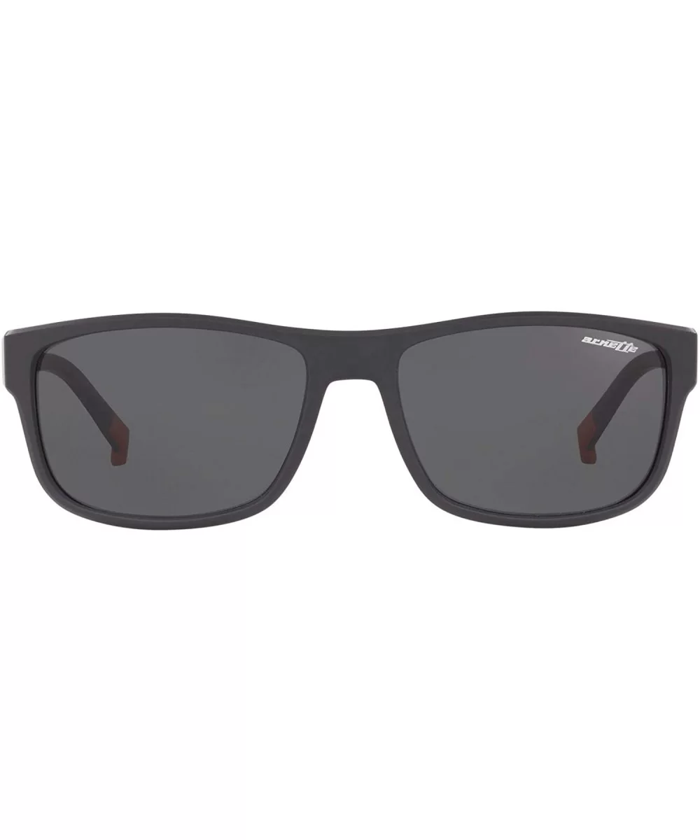 Men's An4258 Lastarria Rectangular Sunglasses - Matte Grey/Grey - CN18OWAUDEI $43.11 Rectangular