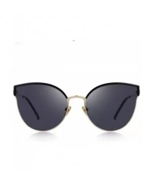 DESIGN Women Brand Designer Cat Eye Polarized Sunglasses UV400 C01 Black - C03 Blue - CK18XGDWTWO $14.78 Cat Eye