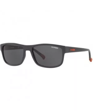 Men's An4258 Lastarria Rectangular Sunglasses - Matte Grey/Grey - CN18OWAUDEI $43.11 Rectangular