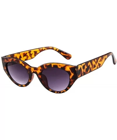 Mens Womens Retro Vintage Rapper Oval Shape Frame Sunglasses Eyewears - G - CI193XI08IL $6.07 Oval