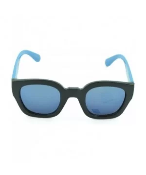 Modern and Bold Womens Fashion Sunglasses with UV Protection - Blue - CU12D1KXKJZ $4.55 Sport