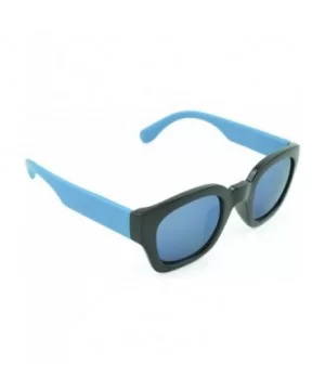 Modern and Bold Womens Fashion Sunglasses with UV Protection - Blue - CU12D1KXKJZ $4.55 Sport