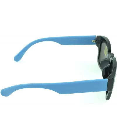 Modern and Bold Womens Fashion Sunglasses with UV Protection - Blue - CU12D1KXKJZ $4.55 Sport