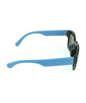 Modern and Bold Womens Fashion Sunglasses with UV Protection - Blue - CU12D1KXKJZ $4.55 Sport