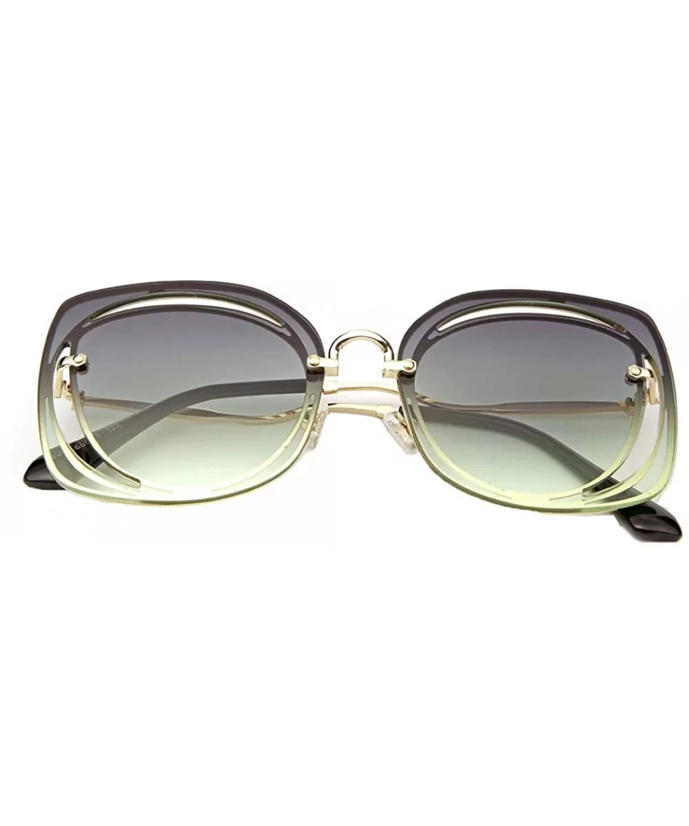 Fashion new sunglasses-metal frame PC frame material sunglasses - A - CF18S5C9DU4 $36.95 Aviator