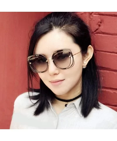 Fashion new sunglasses-metal frame PC frame material sunglasses - A - CF18S5C9DU4 $36.95 Aviator