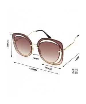 Fashion new sunglasses-metal frame PC frame material sunglasses - A - CF18S5C9DU4 $36.95 Aviator