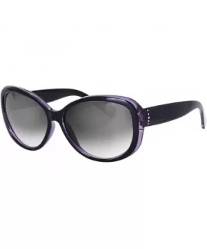 Retro Vintage Fashion 2 Tone Oval Frame Collection"The Loop" - Purple - CS18ODOIT2C $6.53 Oval