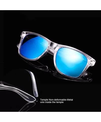 Polarized Mens Classic Trendy Stylish Sunglasses UV400 Clip-on Over Precription Glasses NCS004 - CO18RQ0E5NQ $11.52 Square