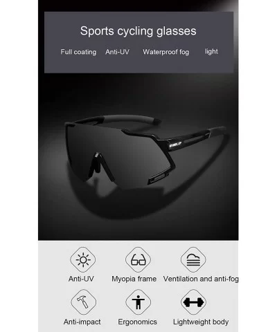 UV400 Anti-scratch Anti-fog Cycling Glasses Polarized Sports Mirror Outdoor Fishing Polarized Sunglasses - CG196T2S5N9 $7.34 ...