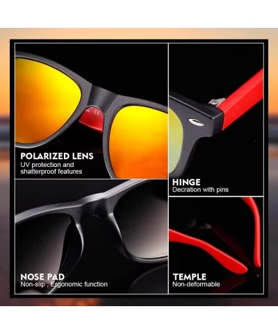 Polarized Mens Classic Trendy Stylish Sunglasses UV400 Clip-on Over Precription Glasses NCS004 - CO18RQ0E5NQ $11.52 Square