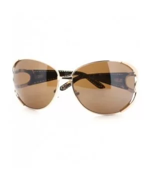 Oversized Round Sunglasses Womens Designer Fashion Eyewear - Tortoise - CN11DNDWWE5 $8.57 Round