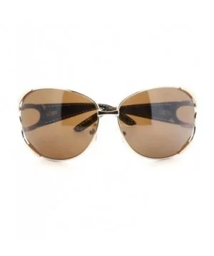 Oversized Round Sunglasses Womens Designer Fashion Eyewear - Tortoise - CN11DNDWWE5 $8.57 Round