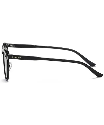 Polarized Sunglasses Semi-Rimless Metal Frame Classic Sun Glasses K0558 - Black - CE187AODWHY $12.60 Semi-rimless