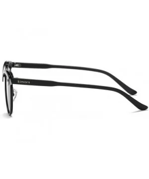 Polarized Sunglasses Semi-Rimless Metal Frame Classic Sun Glasses K0558 - Black - CE187AODWHY $12.60 Semi-rimless