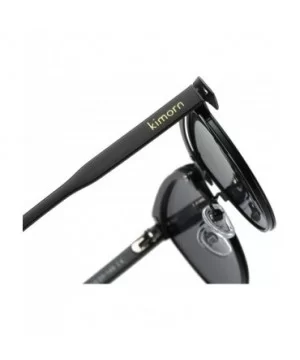 Polarized Sunglasses Semi-Rimless Metal Frame Classic Sun Glasses K0558 - Black - CE187AODWHY $12.60 Semi-rimless