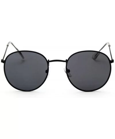 2019 Retro Round Sunglasses Women Brand Designer Sun Glasses Alloy Mirror Ray Female Oculos De Sol - C5197A30CIG $20.26 Round