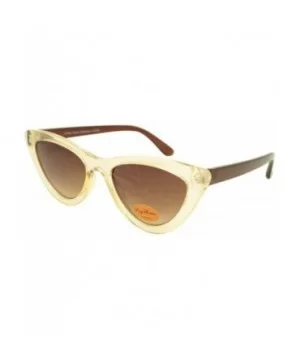 Triangular Cat Eye Sunglasses - Clear - C7197XO06EU $9.88 Cat Eye