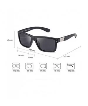 TAC lens PC frame sunglasses - personality with polarized sunglasses - E - CO18RY8AH56 $30.62 Aviator