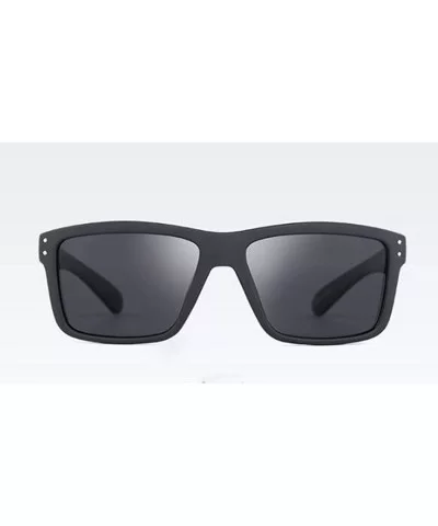 TAC lens PC frame sunglasses - personality with polarized sunglasses - E - CO18RY8AH56 $30.62 Aviator