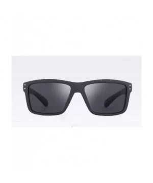 TAC lens PC frame sunglasses - personality with polarized sunglasses - E - CO18RY8AH56 $30.62 Aviator