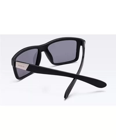 TAC lens PC frame sunglasses - personality with polarized sunglasses - E - CO18RY8AH56 $30.62 Aviator