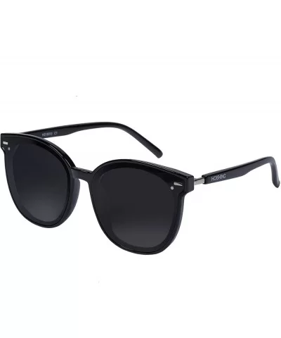 Fashion Butterfly Sunglasses Plastic Frame with Metal for Women and Men UV 400 Protected - Black - C318S5WH5ZZ $11.43 Butterfly