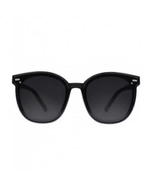 Fashion Butterfly Sunglasses Plastic Frame with Metal for Women and Men UV 400 Protected - Black - C318S5WH5ZZ $11.43 Butterfly