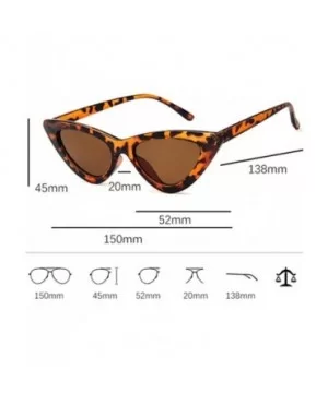 Sunglasses Women Plastic vintage retro triangular cat eye glasses Outdoor - C9 - CB18WXSG7NX $20.27 Cat Eye