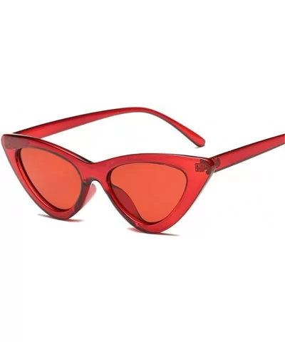 Sunglasses Women Plastic vintage retro triangular cat eye glasses Outdoor - C9 - CB18WXSG7NX $20.27 Cat Eye