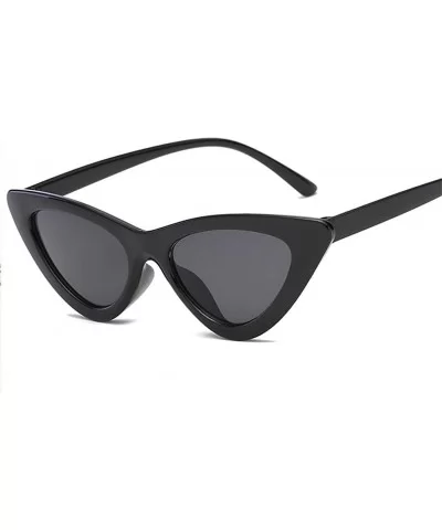 Sunglasses Women Plastic vintage retro triangular cat eye glasses Outdoor - C9 - CB18WXSG7NX $20.27 Cat Eye