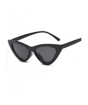 Sunglasses Women Plastic vintage retro triangular cat eye glasses Outdoor - C9 - CB18WXSG7NX $20.27 Cat Eye