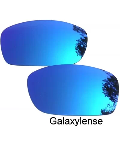 Replacement Lenses for Oakley Fives Squared Blue Color Polarized - Blue - CF124OU8YAP $8.25 Oversized