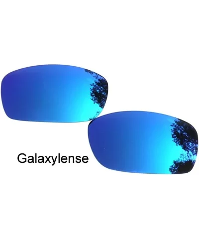 Replacement Lenses for Oakley Fives Squared Blue Color Polarized - Blue - CF124OU8YAP $8.25 Oversized