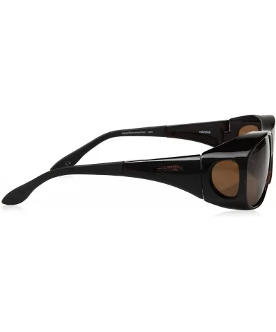 Haven Fits Over Sunwear Windemere Over-Prescription Sunglasses-Black Frame/Gray Lens-one size - CC11418SUXN $26.38 Wrap