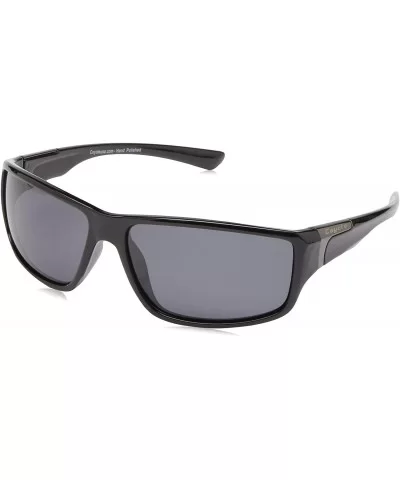 P-37 Sportsman's Polarized Sunglasses - Black Frame - C311T7XDP8R $22.40 Sport