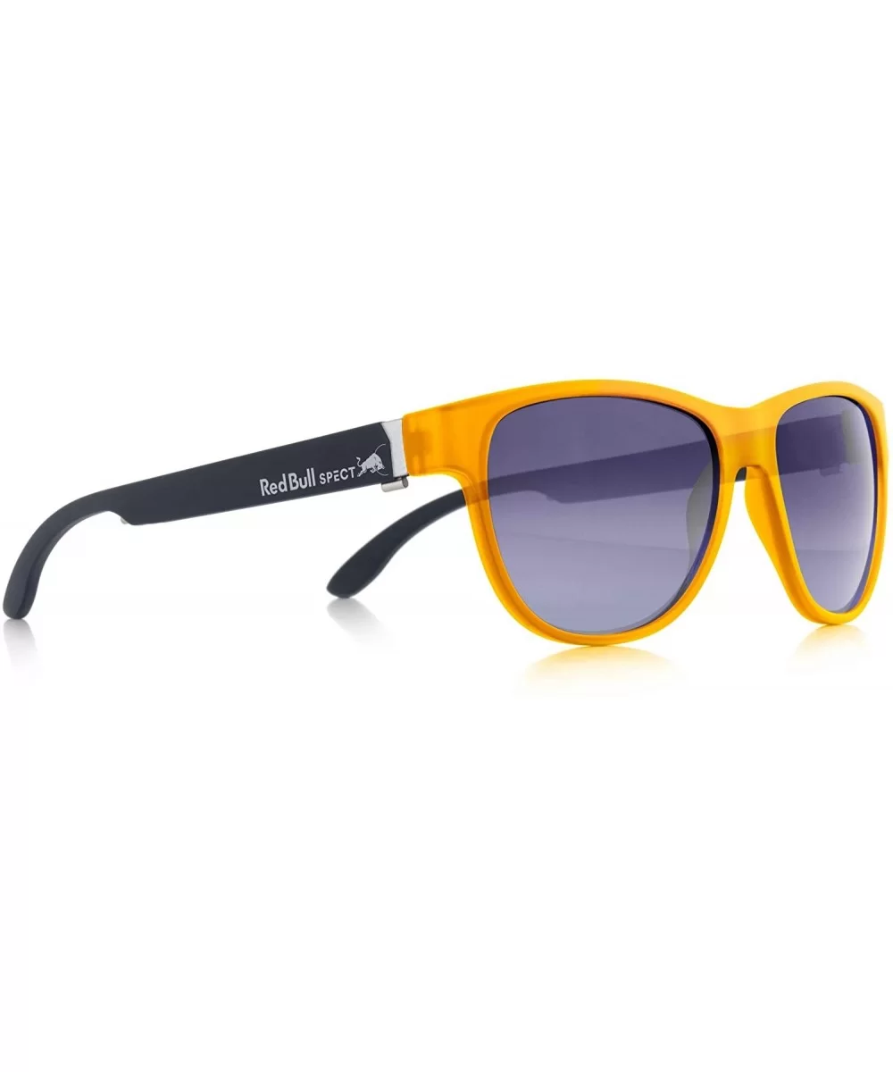 Wing 3 Polarized Sunglasses - Wing3-003pn Transparent Yellow/Gradiant Smoke With Blue Flash - CS18S6ZKZ48 $41.88 Round