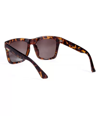 Oversized Sunglasses for Women Trendy-Square Polarized Lens-100% UV protection - Tortoise - C3199SC9XXE $10.72 Oversized