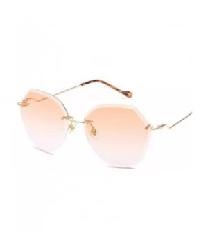 Vintage Polygon Sunglasses for Women Metal PC UV400 Sunglasses - Style 4 - C418T2UGTC8 $14.11 Sport