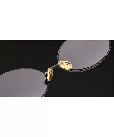 Faashions Vintage Small Oval Punk Sunglasses Unisex Chic Sexy Luxury Brand Designer Eyewear UV400 - CN18LMMGULM $12.39 Oval