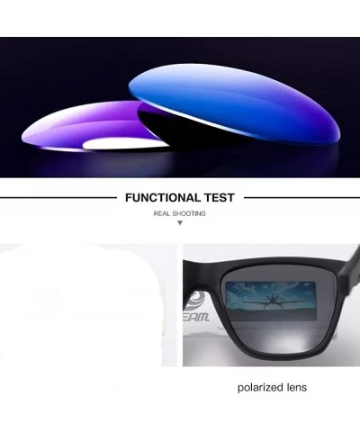 Unbreakable TR90 Polarized Men Ultra Light Design Sun Glasses Driving Car C2 - C2 - CD18Y5UXEAX $22.53 Oversized