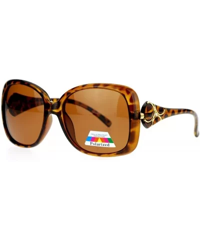 Womens Polarized Lens Elegant Rhinestone Butterfly Sunglasses - Tortoise - C8123FLAI3F $8.67 Butterfly