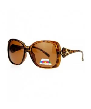 Womens Polarized Lens Elegant Rhinestone Butterfly Sunglasses - Tortoise - C8123FLAI3F $8.67 Butterfly