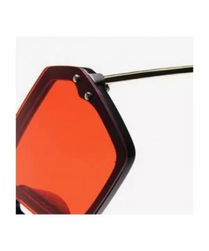 2019 One piece Gradient Sunglasses Men Luxury Candies Lens Sun Glasses Outdoor Metal Lentes De Sol Hombre UV400 - C618W805MRT...