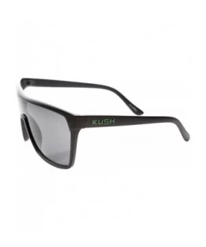 Large Shield Futuristic Styling Smoke Lens Sunglasses - Black-green Smoke - CP11Y9O1W3J $5.87 Square