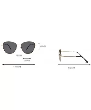 Ultra light Fashion Lady Full Frame Cat glasses Brand Designer Mens trend Sunglasses - Grey - CE18WXWHNDC $7.89 Goggle