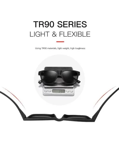 Unbreakable TR90 Polarized Men Ultra Light Design Sun Glasses Driving Car C2 - C2 - CD18Y5UXEAX $22.53 Oversized